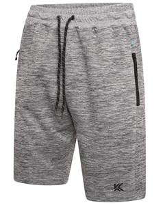 KAM Active Performance Marl Shorts Grey